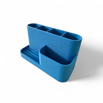 Desk Organiser/Phone Stand Marine Blue
