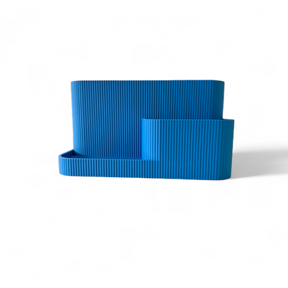 Desk Organiser/Phone Stand Marine Blue