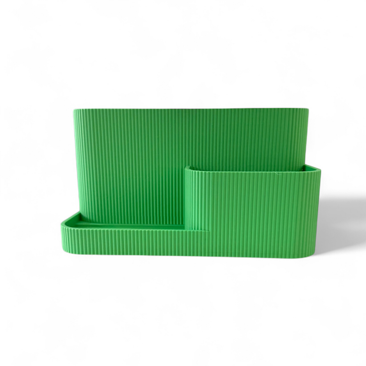 Desk Organiser/Phone Stand Green