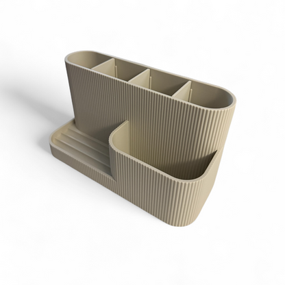 Desk Organiser/Phone Stand Bone