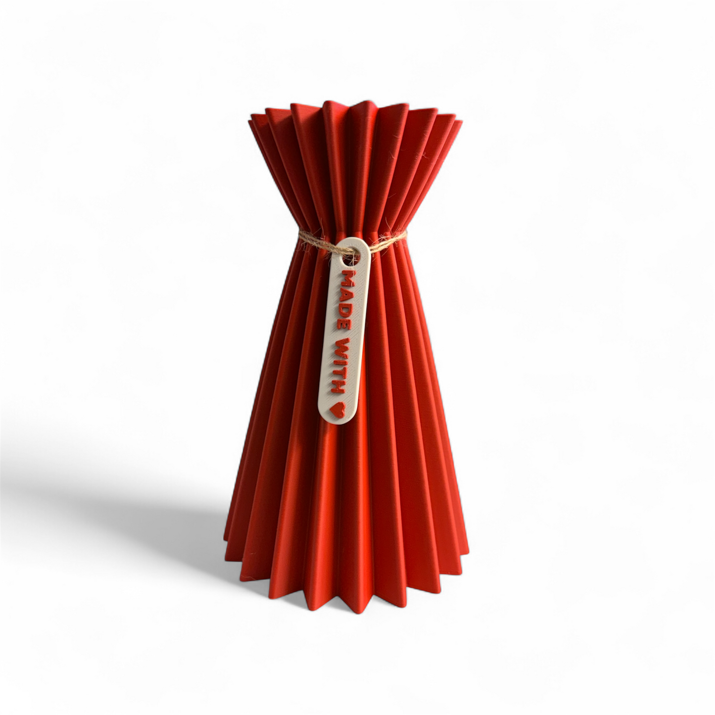 Decorative Vase Deep Red