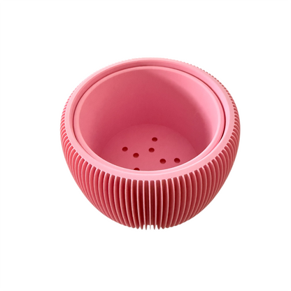 Retro Ribbed Planter - Pink