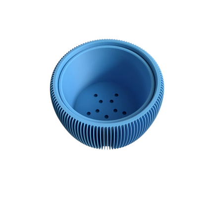 Retro Ribbed Planter - Sky