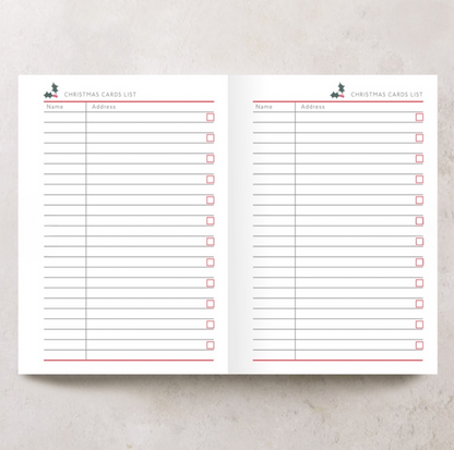 Christmas Planner