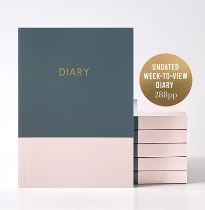 Undated Diary Planner "Diary" | Week to View