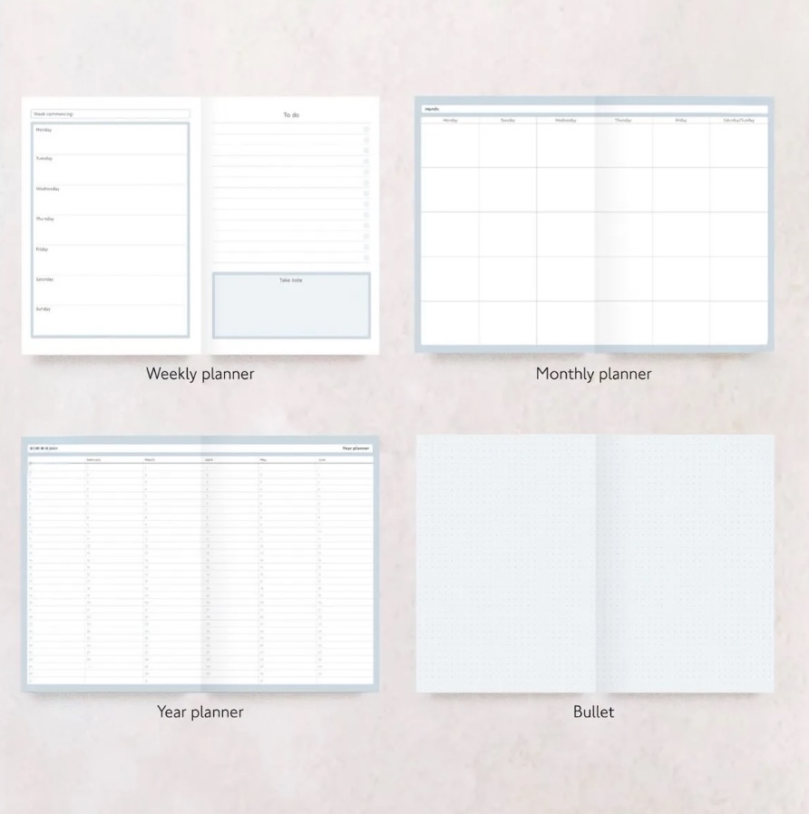 Undated Diary Planner "Diary" | Week to View