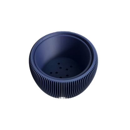 RETRO RIBBED PLANTER NAVY SMALL