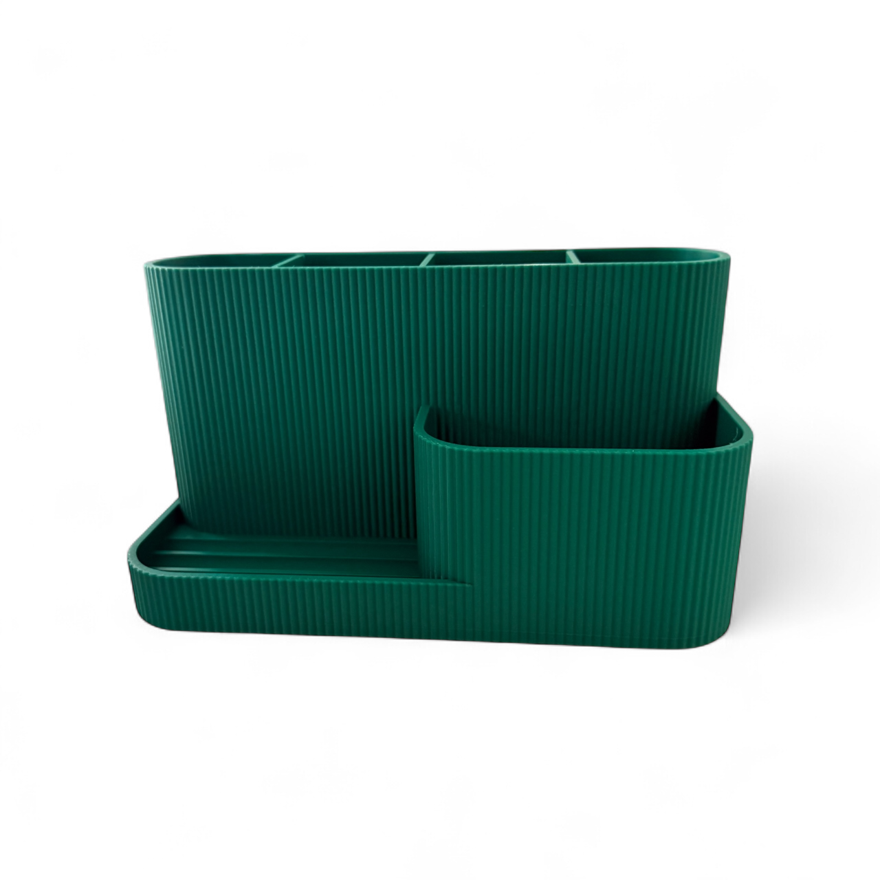 Desk Organiser/Phone Stand Winter Green Satin