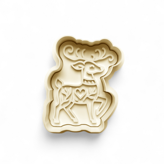 Nordic Reindeer Cookie/Fondant Cutter