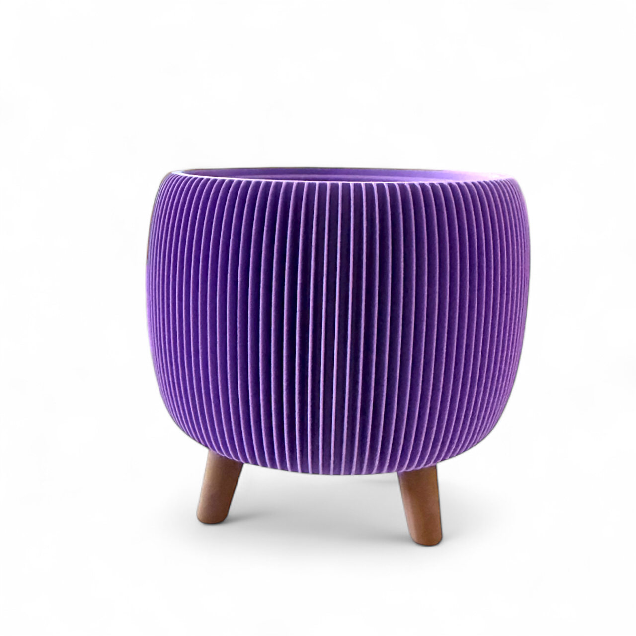 RETRO RIBBED PLANTER LAVENDER