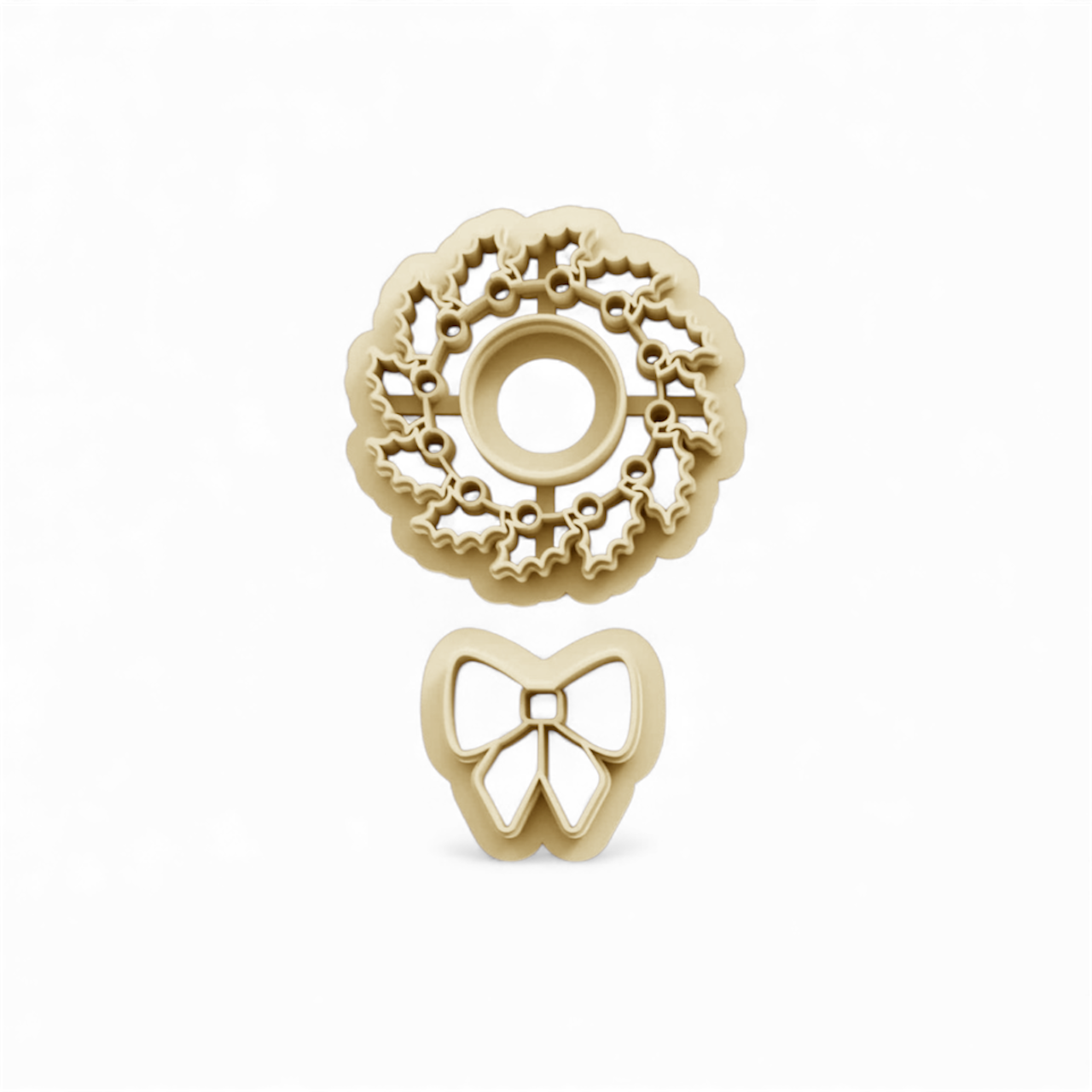 Christmas Wreath with Ribbon 25mm