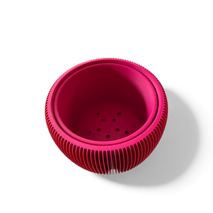 RETRO RIBBED PLANTER MATTE MULBERRY
