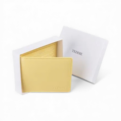 Teddie London Luxury Soft Lemon Wallet Purse