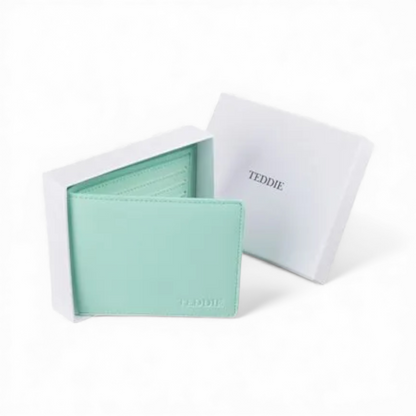 Teddie London Luxury Soft Green Wallet Purse