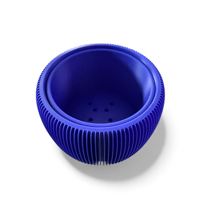 RETRO RIBBED PLANTER ROYAL SATIN