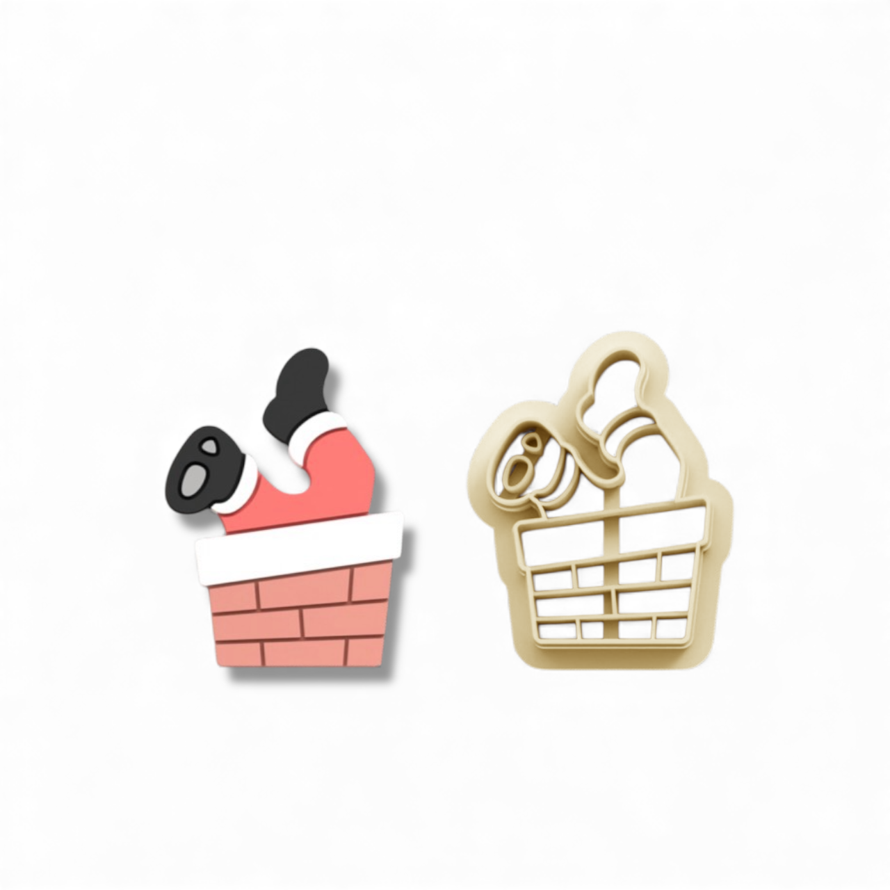 SANTA IN THE CHIMNEY CUTTER 25MM