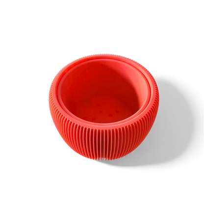 RETRO RIBBED PLANTER SATIN RETRO PINK