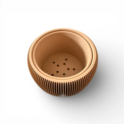 RETRO RIBBED PLANTER LATTE MATTE MEDIUM Millees
