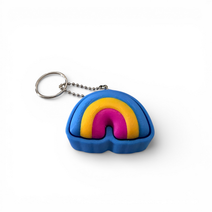 RAINBOW CLICKER KEYCHAIN