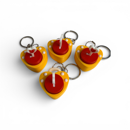 VALENTINE ROSE BOX CLICKER ORANGE