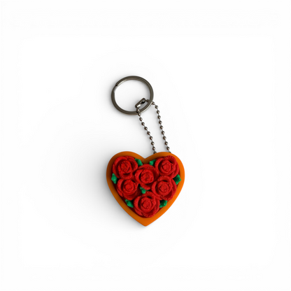 VALENTINE ROSE BOX CLICKER ORANGE