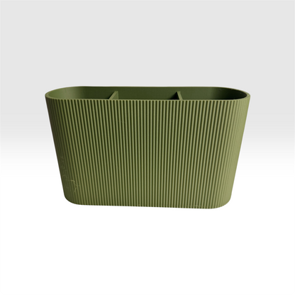 DESK ORGANISER/STICKY NOTE HOLDER OLIVE