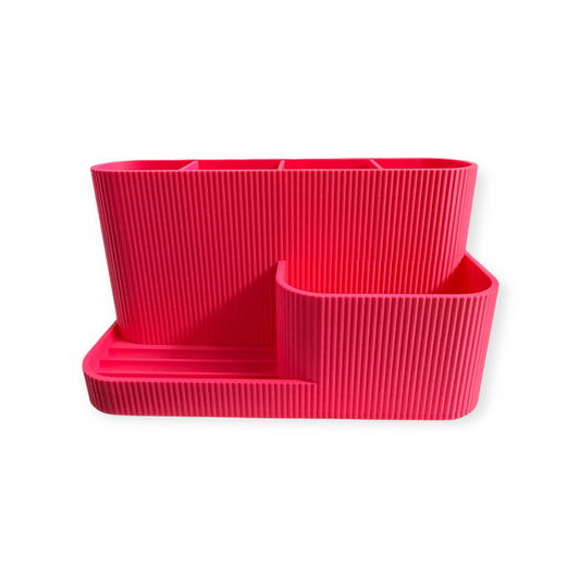 DESK ORGANISER/PHONE STAND HOT PINK