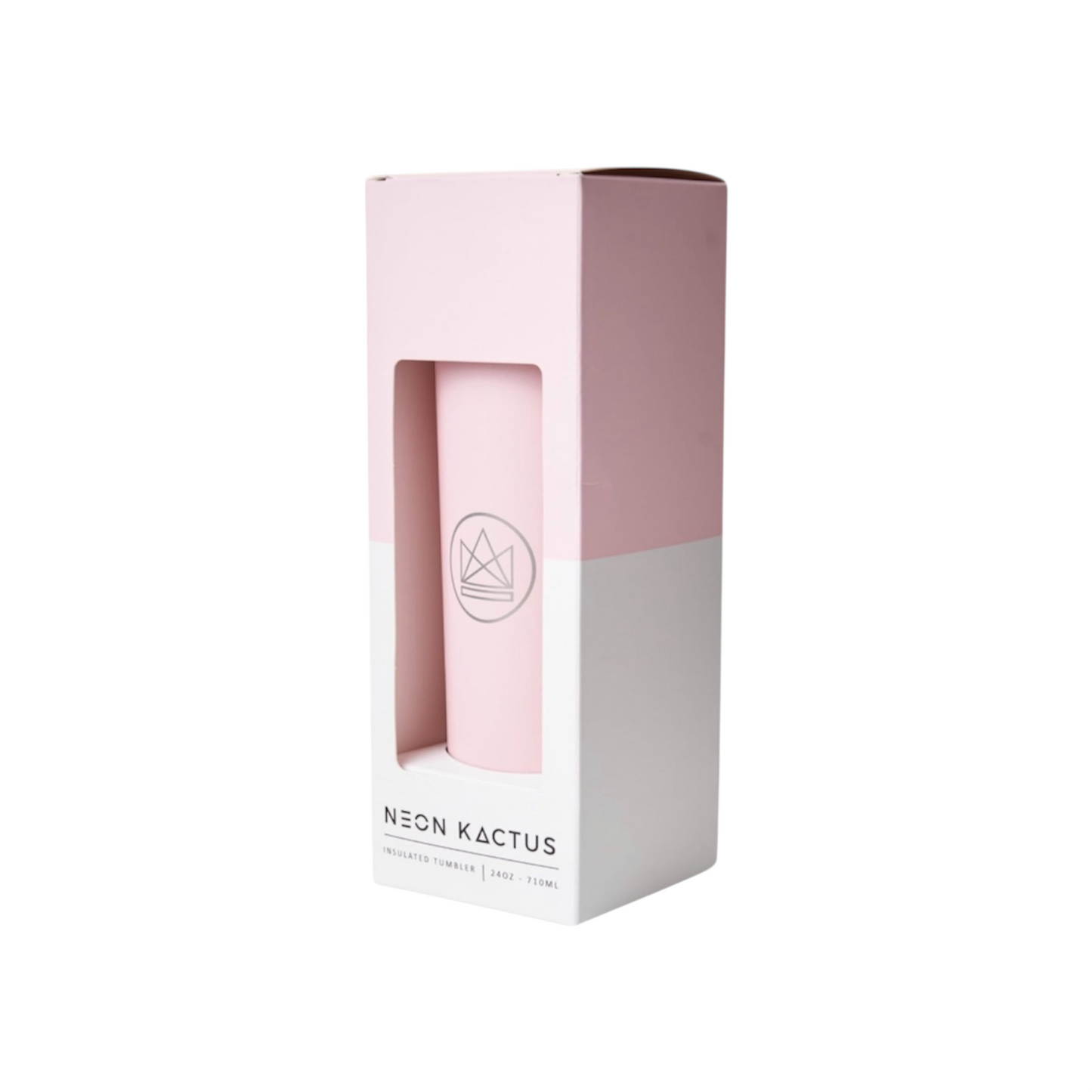 NEON KACTUS LARGE PINK FLAMINGO TUMBLER 24oz