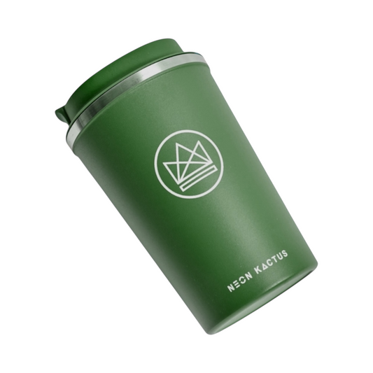 NEON KACTUS HAPPY CAMPER INSULATED CUP 12oz