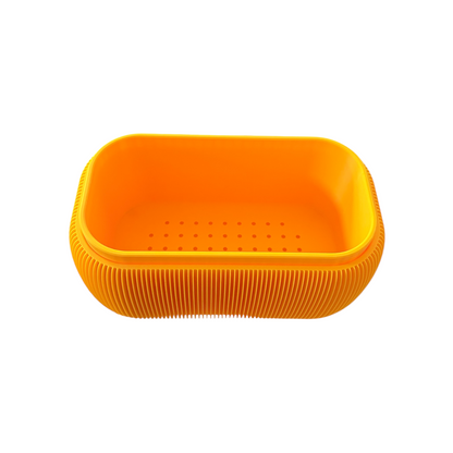 RETRO ROUNDED OBLONG PLANTER SUNFLOWER