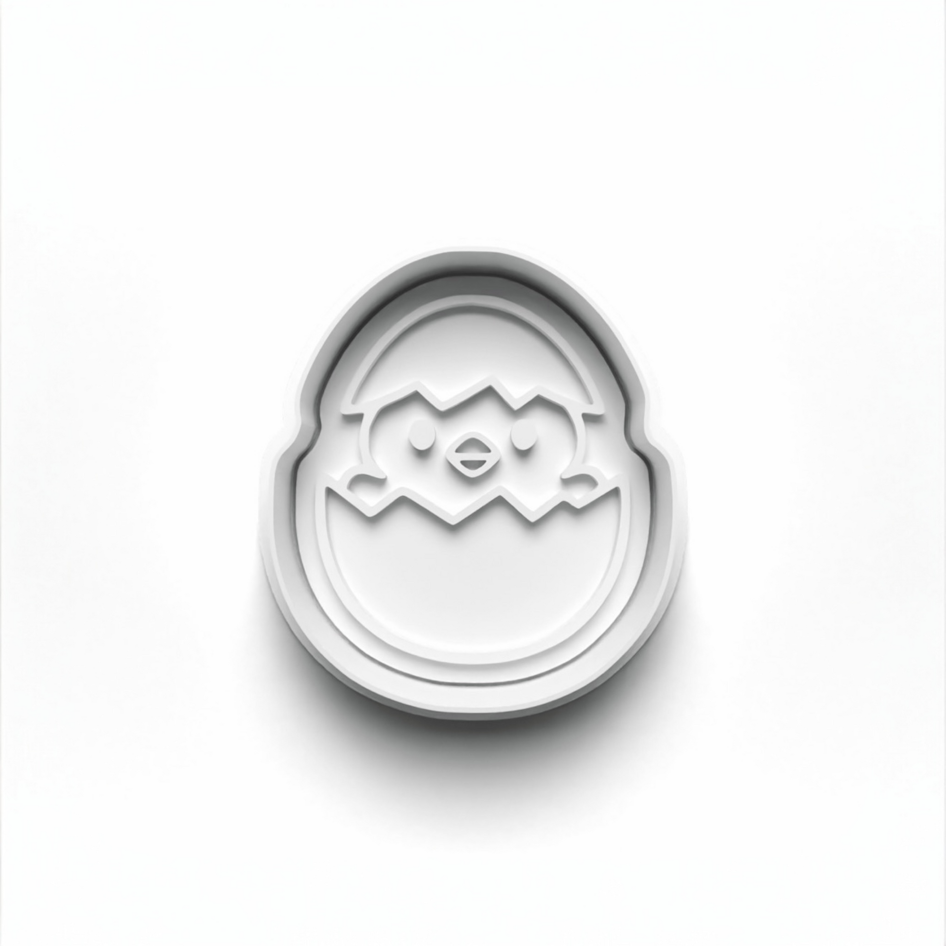 Easter chick cookie fondant cutter 7cm for 1st birthday cookies