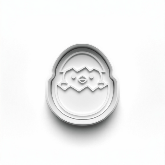 Easter chick cookie fondant cutter 7cm for 1st birthday cookies