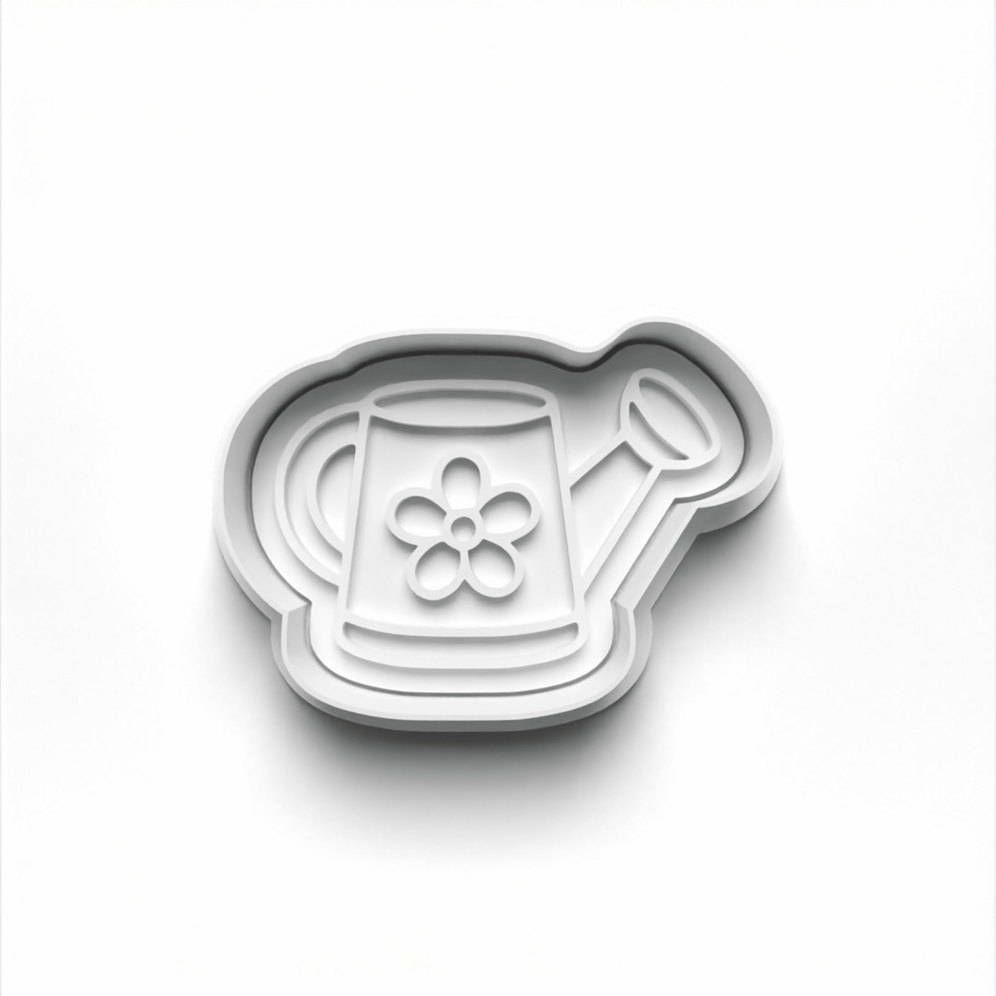 Watering can 1st birthday cookie fondant cutter 8x5.5cm detailed shape for baking