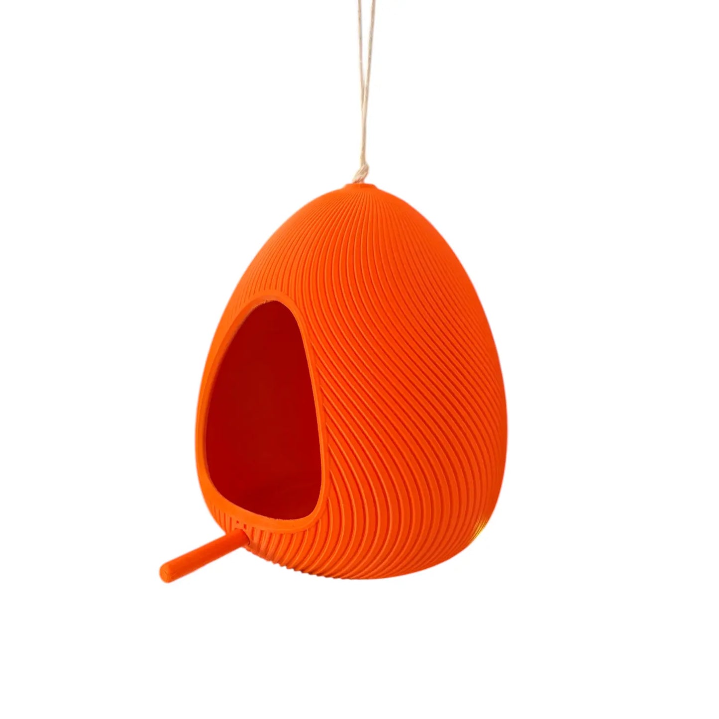 MODERN BIRD FEEDER ORANGE Millees