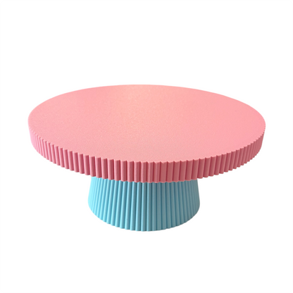 Decorative Cake Stand Pastel Pink and Blue
