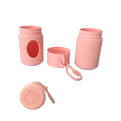 DOGGY POOP AND TREAT HOLDER PINK