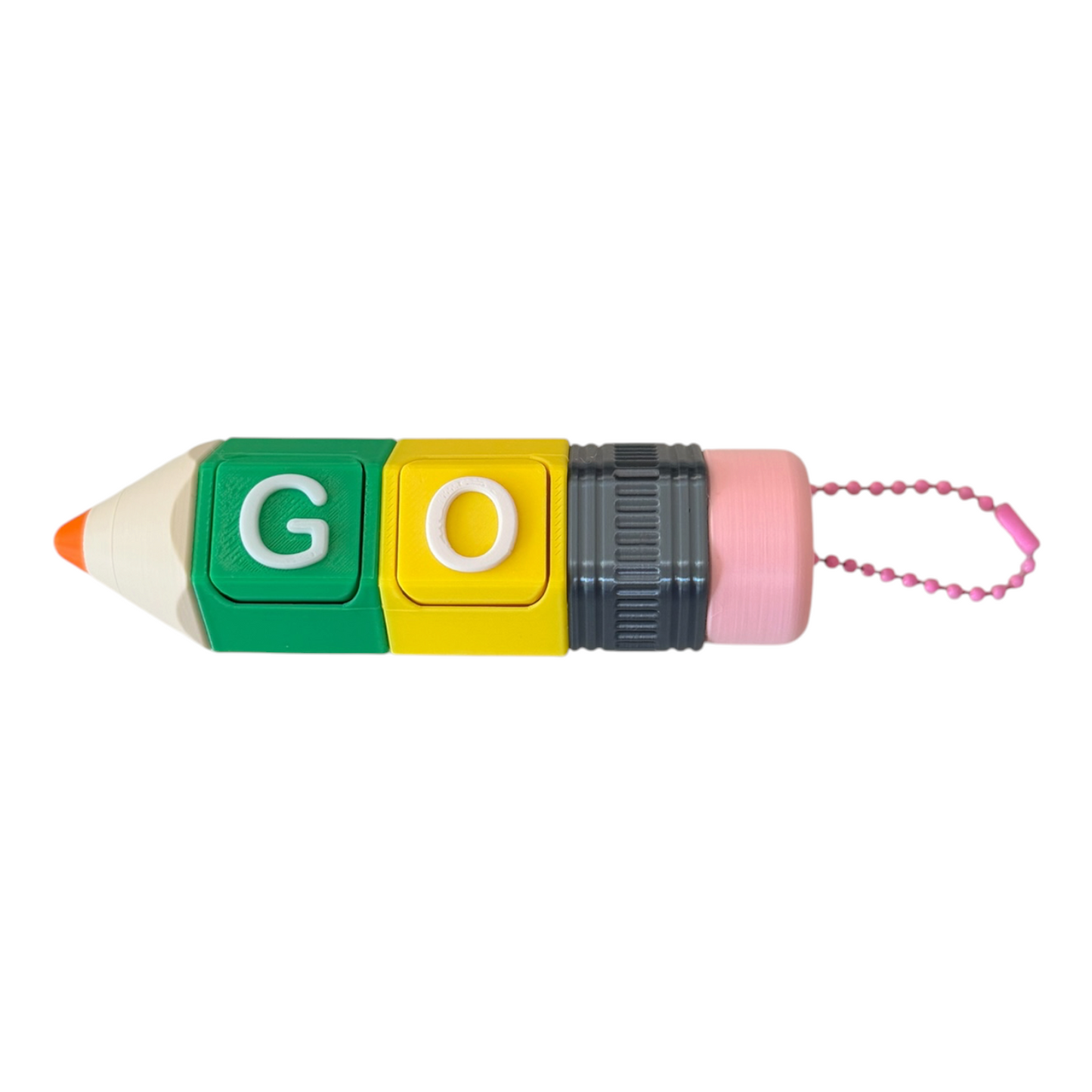 PENCIL FIDGET CLICKER FIDGET TOY - Fidgets with Keychain Loop