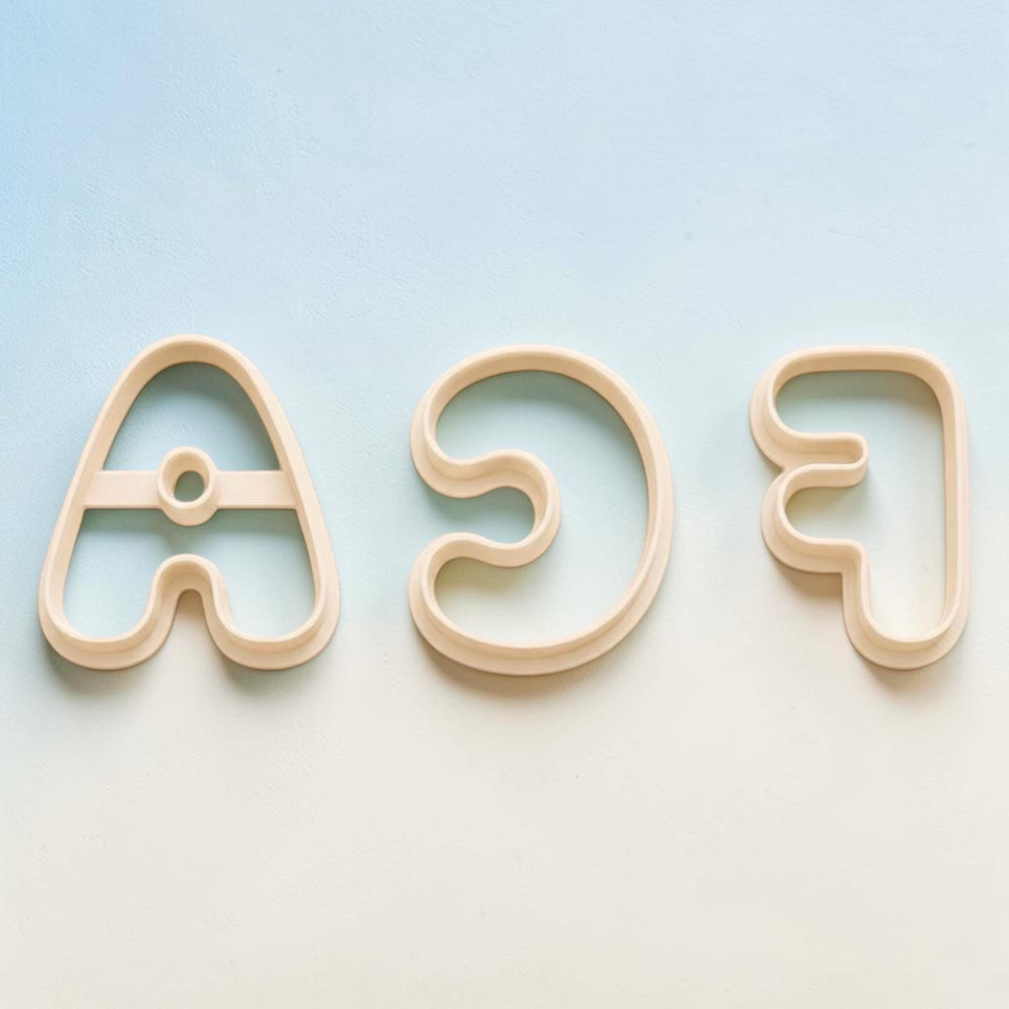BUBBLE LETTER CLAY CUTTERS