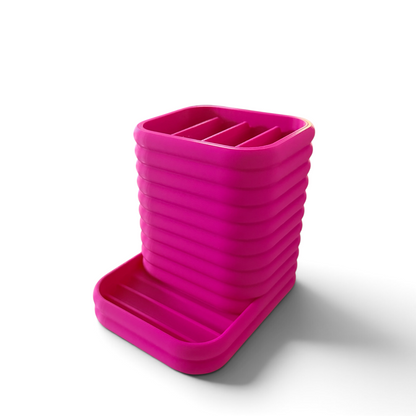 PEN POT/PHONE STAND RASPBERRY