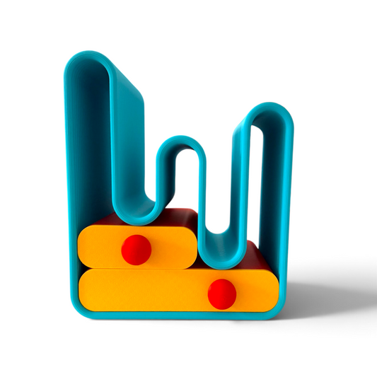 THE WAVE DESK STAND TURQUOISE