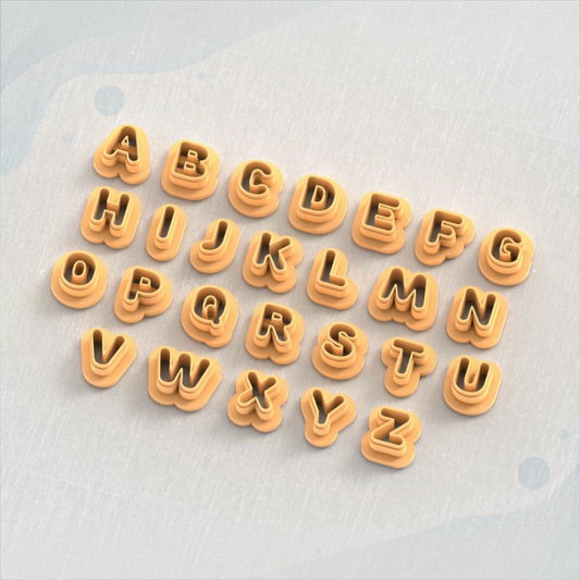 MINI ALPHABET CLAY CUTTER SET