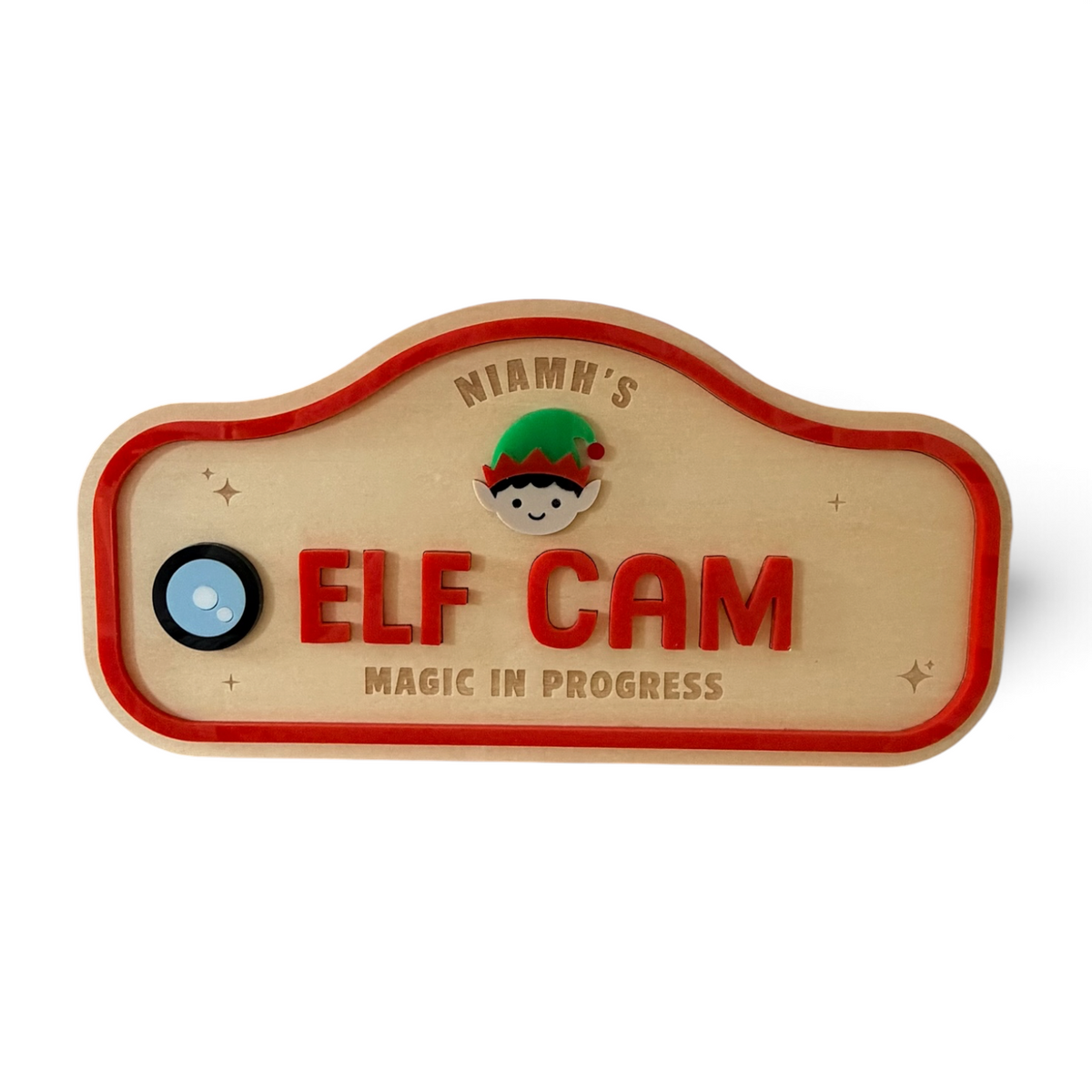 PERSONALISED ELF CAM PLAQUE