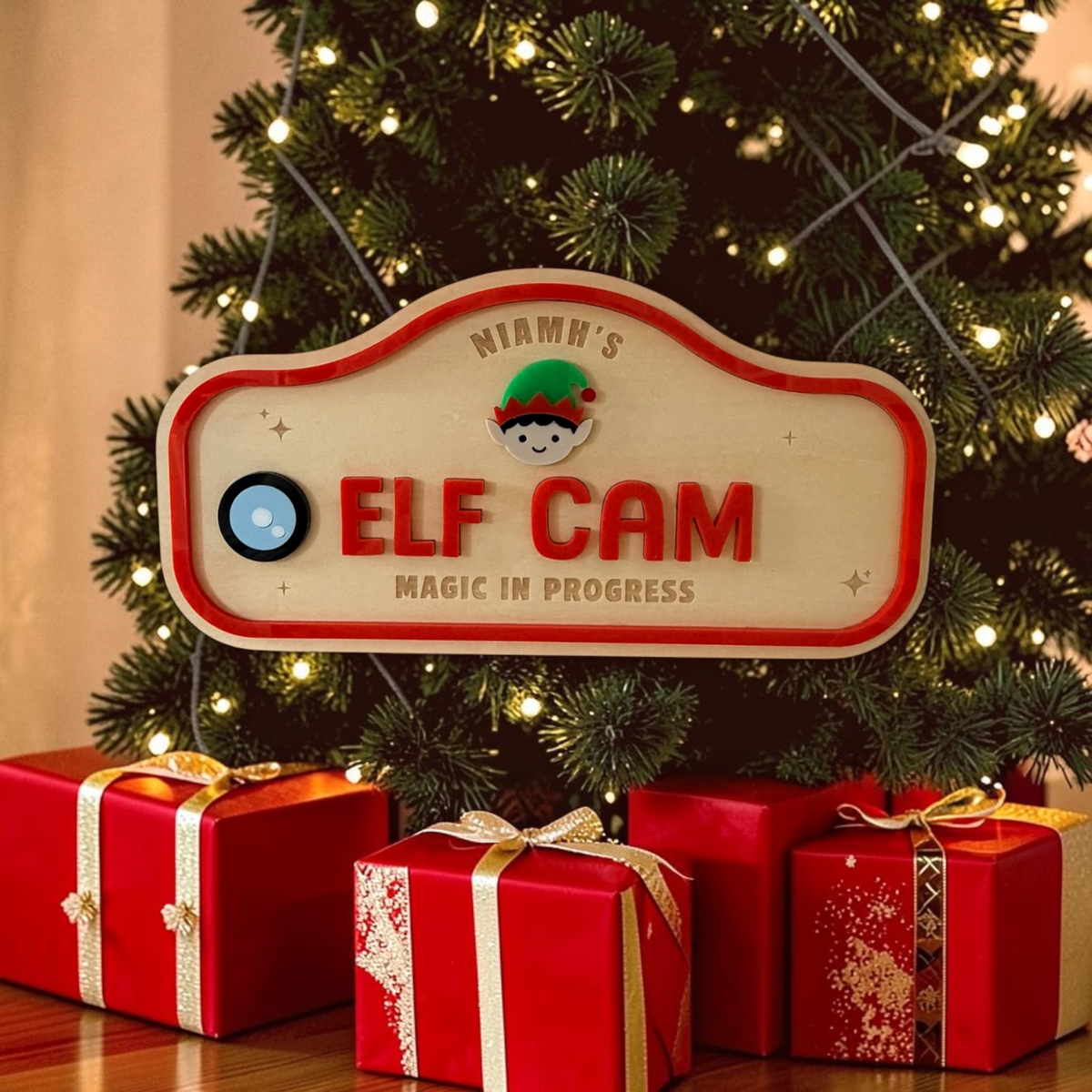 PERSONALISED ELF CAM PLAQUE