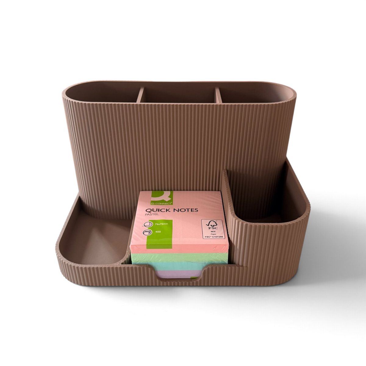 DESK ORGANISER/STICKY NOTE HOLDER COFFEE