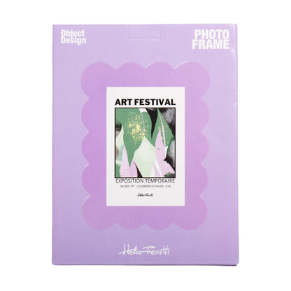 Helio Ferretti Petal Photo Frame - Violet: Fushcia Pink